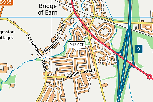 PH2 9AT map - OS VectorMap District (Ordnance Survey)