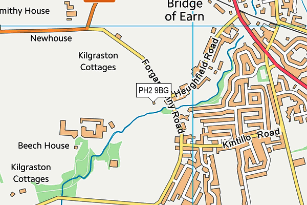 PH2 9BG map - OS VectorMap District (Ordnance Survey)