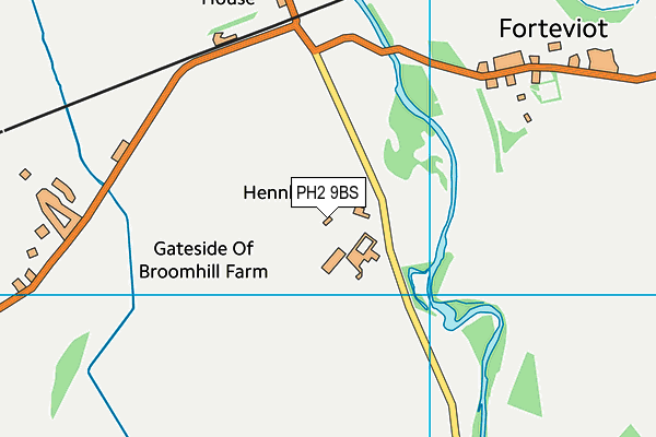 PH2 9BS map - OS VectorMap District (Ordnance Survey)