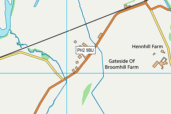 PH2 9BU map - OS VectorMap District (Ordnance Survey)