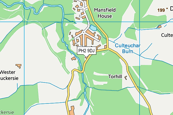 PH2 9DJ map - OS VectorMap District (Ordnance Survey)