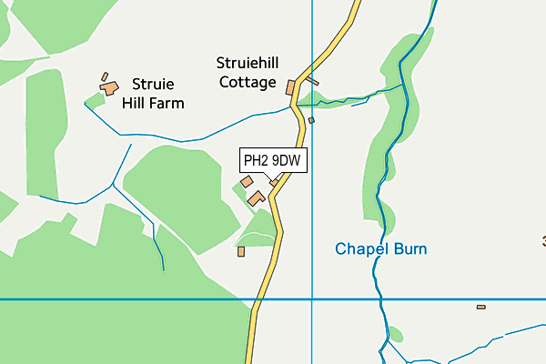 PH2 9DW map - OS VectorMap District (Ordnance Survey)