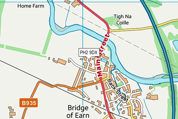 PH2 9DX map - OS VectorMap District (Ordnance Survey)