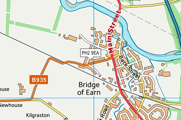 PH2 9EA map - OS VectorMap District (Ordnance Survey)