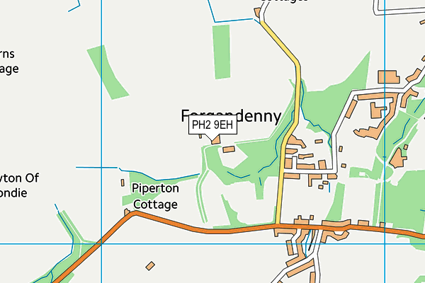 PH2 9EH map - OS VectorMap District (Ordnance Survey)