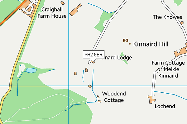 PH2 9ER map - OS VectorMap District (Ordnance Survey)