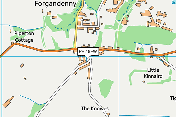 PH2 9EW map - OS VectorMap District (Ordnance Survey)