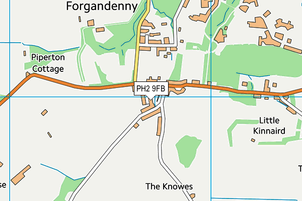 PH2 9FB map - OS VectorMap District (Ordnance Survey)