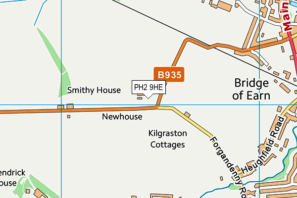 PH2 9HE map - OS VectorMap District (Ordnance Survey)