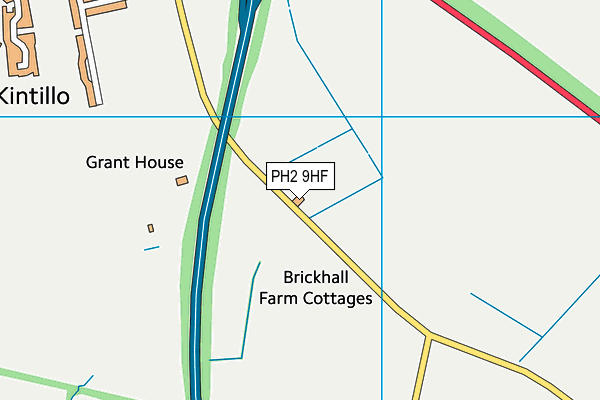 PH2 9HF map - OS VectorMap District (Ordnance Survey)