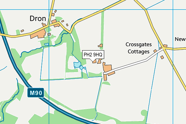 PH2 9HQ map - OS VectorMap District (Ordnance Survey)