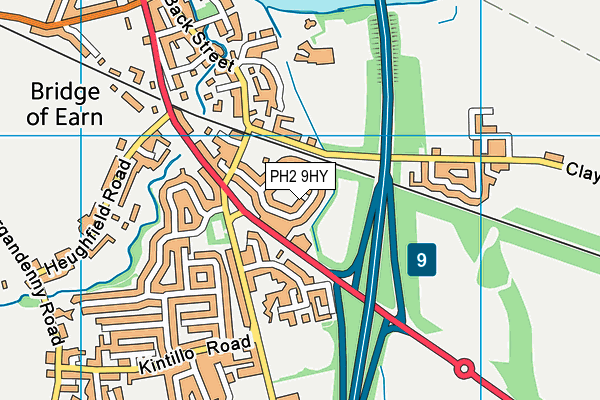 PH2 9HY map - OS VectorMap District (Ordnance Survey)