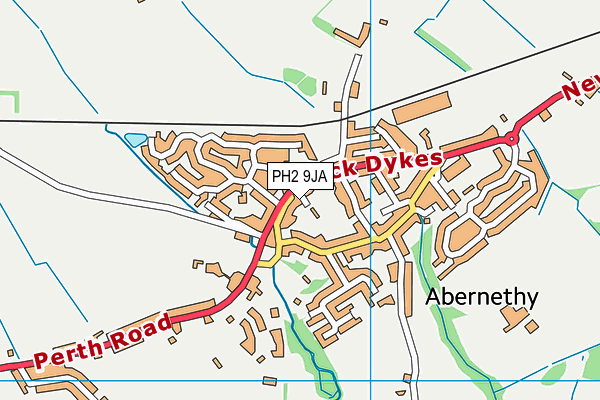 PH2 9JA map - OS VectorMap District (Ordnance Survey)