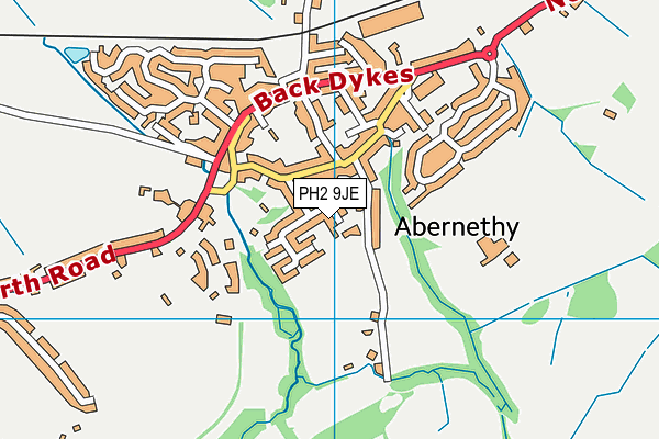 PH2 9JE map - OS VectorMap District (Ordnance Survey)