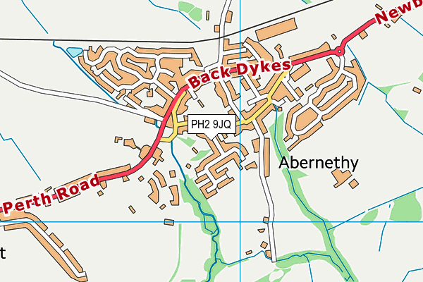 PH2 9JQ map - OS VectorMap District (Ordnance Survey)