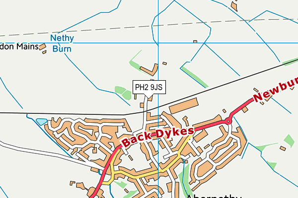 PH2 9JS map - OS VectorMap District (Ordnance Survey)