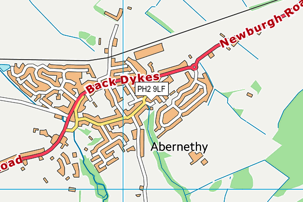 PH2 9LF map - OS VectorMap District (Ordnance Survey)