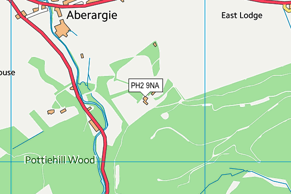 PH2 9NA map - OS VectorMap District (Ordnance Survey)