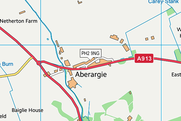 PH2 9NG map - OS VectorMap District (Ordnance Survey)