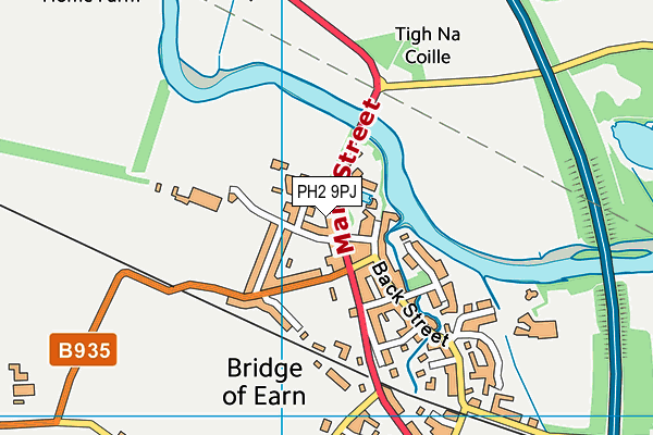 PH2 9PJ map - OS VectorMap District (Ordnance Survey)