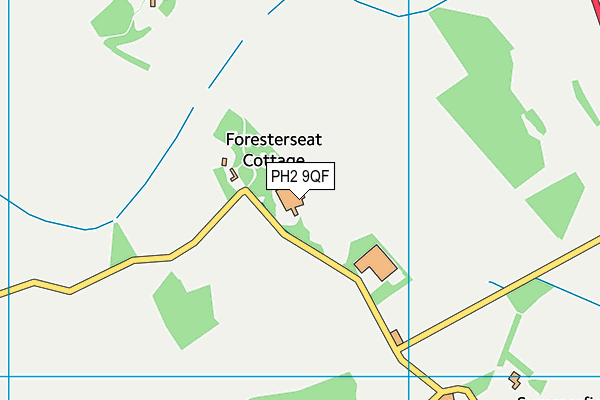 PH2 9QF map - OS VectorMap District (Ordnance Survey)