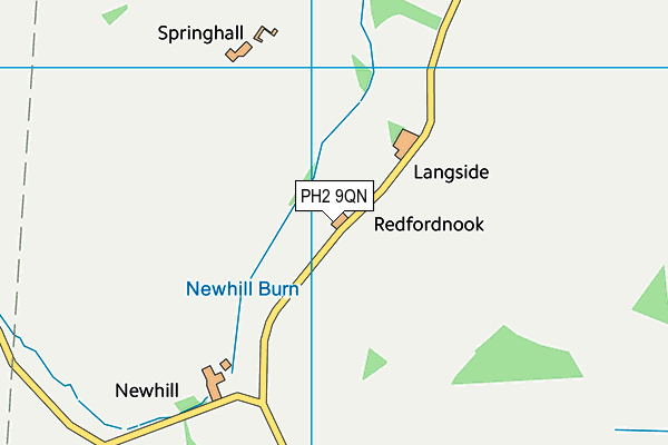 PH2 9QN map - OS VectorMap District (Ordnance Survey)