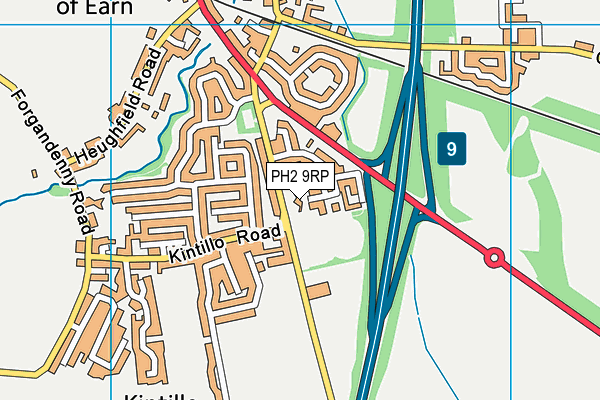 PH2 9RP map - OS VectorMap District (Ordnance Survey)