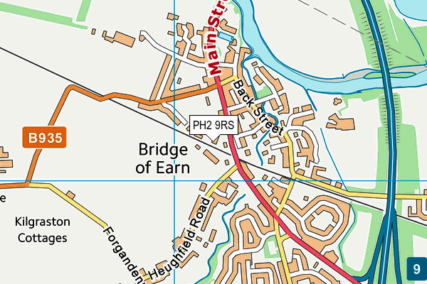 PH2 9RS map - OS VectorMap District (Ordnance Survey)