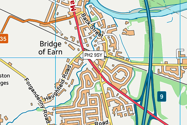 PH2 9SY map - OS VectorMap District (Ordnance Survey)