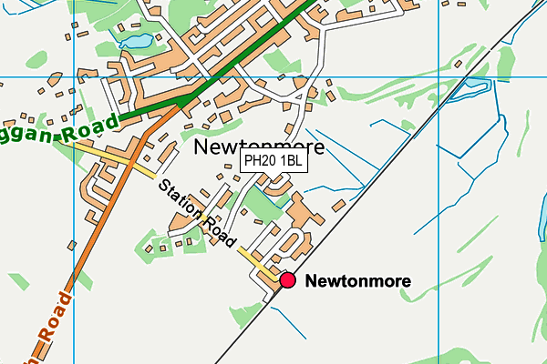 PH20 1BL map - OS VectorMap District (Ordnance Survey)