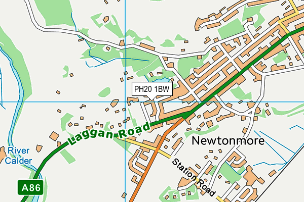 PH20 1BW map - OS VectorMap District (Ordnance Survey)