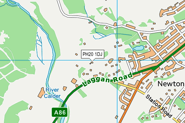 PH20 1DJ map - OS VectorMap District (Ordnance Survey)