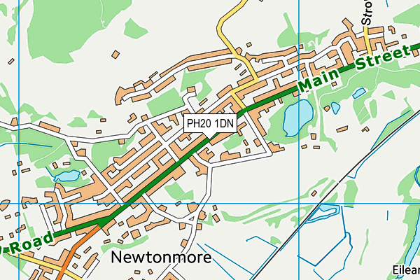 PH20 1DN map - OS VectorMap District (Ordnance Survey)