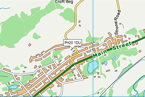 PH20 1DU map - OS VectorMap District (Ordnance Survey)