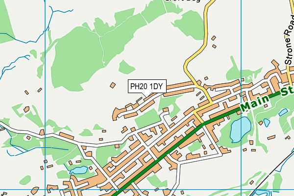 PH20 1DY map - OS VectorMap District (Ordnance Survey)