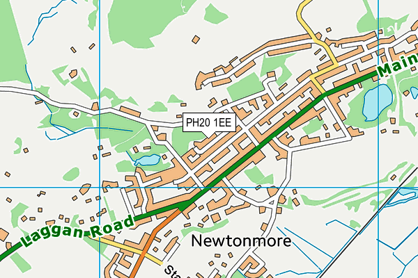 PH20 1EE map - OS VectorMap District (Ordnance Survey)