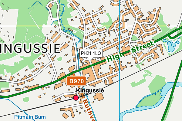 PH21 1LQ map - OS VectorMap District (Ordnance Survey)