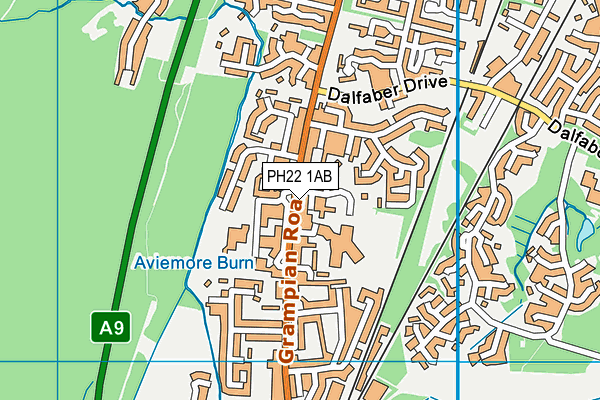 PH22 1AB map - OS VectorMap District (Ordnance Survey)