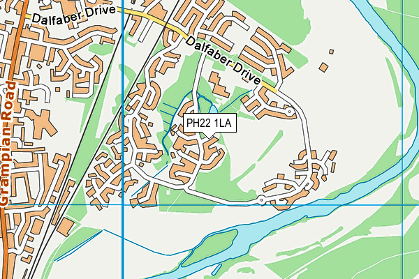 PH22 1LA map - OS VectorMap District (Ordnance Survey)