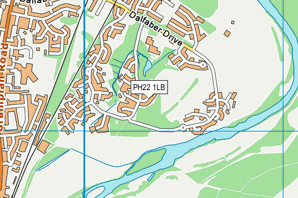 PH22 1LB map - OS VectorMap District (Ordnance Survey)