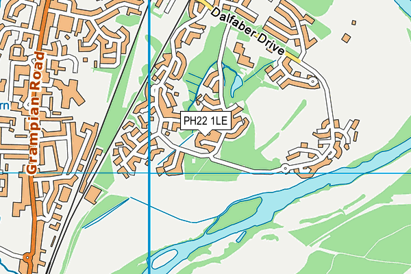 PH22 1LE map - OS VectorMap District (Ordnance Survey)