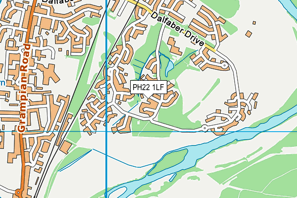 PH22 1LF map - OS VectorMap District (Ordnance Survey)