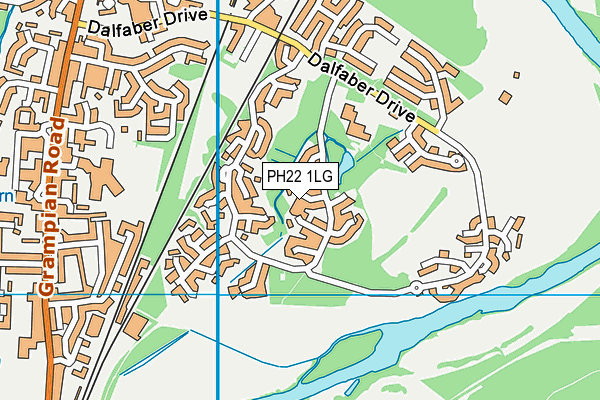 PH22 1LG map - OS VectorMap District (Ordnance Survey)