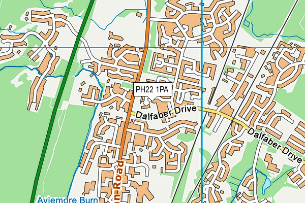 PH22 1PA map - OS VectorMap District (Ordnance Survey)