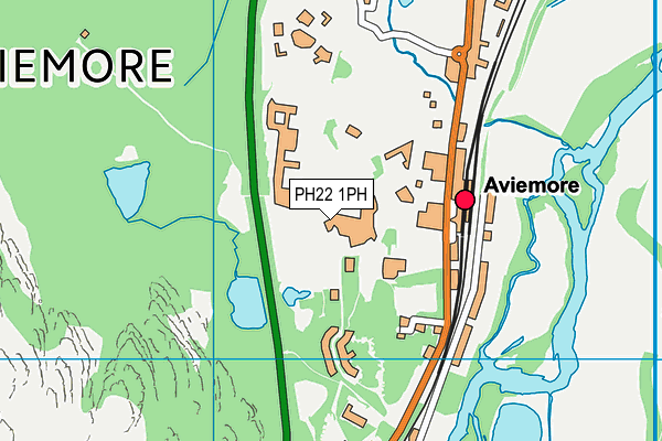 PH22 1PH map - OS VectorMap District (Ordnance Survey)