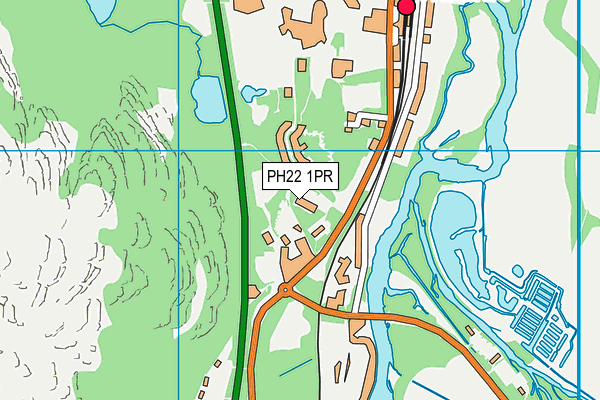 PH22 1PR map - OS VectorMap District (Ordnance Survey)