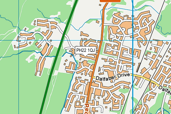 PH22 1QJ map - OS VectorMap District (Ordnance Survey)