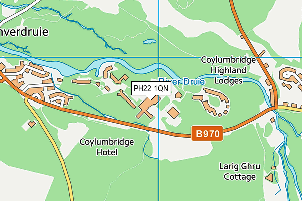 PH22 1QN map - OS VectorMap District (Ordnance Survey)