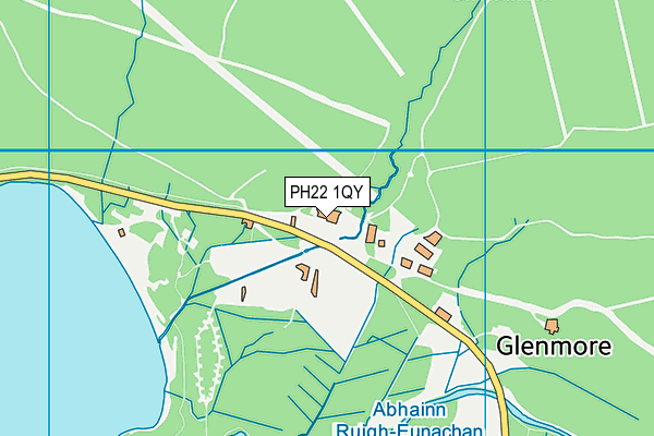 PH22 1QY map - OS VectorMap District (Ordnance Survey)