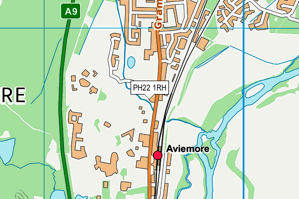 Map of TAMANNA RESTAURANT AVIEMORE LIMITED at district scale